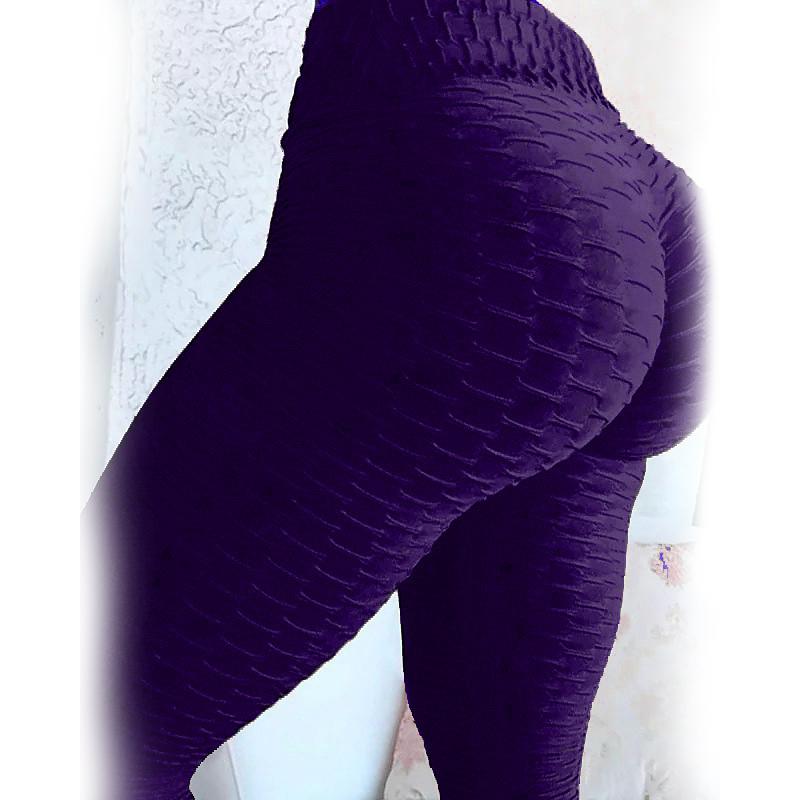 Women's Mid Waist Solid Colored Ruched Sports Yoga Normal Basic Legging